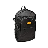Cali Crusher 100% Smell Proof Backpack w/Combo Lock (Black/Orange)