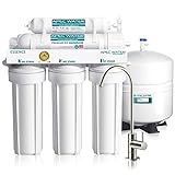 APEC Water Systems ROES-50 Essence Series Top Tier 5-Stage Certified Ultra Safe Reverse Osmosis Drinking Water Filter System , White