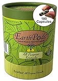 EarthPods Organic Indoor Plant Fertilizer Spikes – All Purpose House Plant Food Sticks (100 Concentrated Capsules) – Potted Plants – Best Gardening Gifts for Women – Made in USA