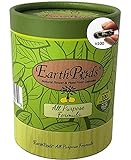 EarthPods Premium Bio Organic Indoor Plant Food – Concentrated Houseplant Fertilizer (100 Spikes) – All Purpose – 5 year Supply – Easy: Push Capsule Into Soil & Water – NO Mess, NO Smell, NO Liquid – 100% Eco + Child + Pet Friendly & Made in USA