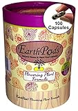 EarthPods Premium Flower Fertilizer - Easy Organic Flower Plant Food Spikes - 100 Capsules - Boost Blossoms (Great for Roses, Potted Annuals, Perennials, Flower Bulbs, Hanging Baskets)
