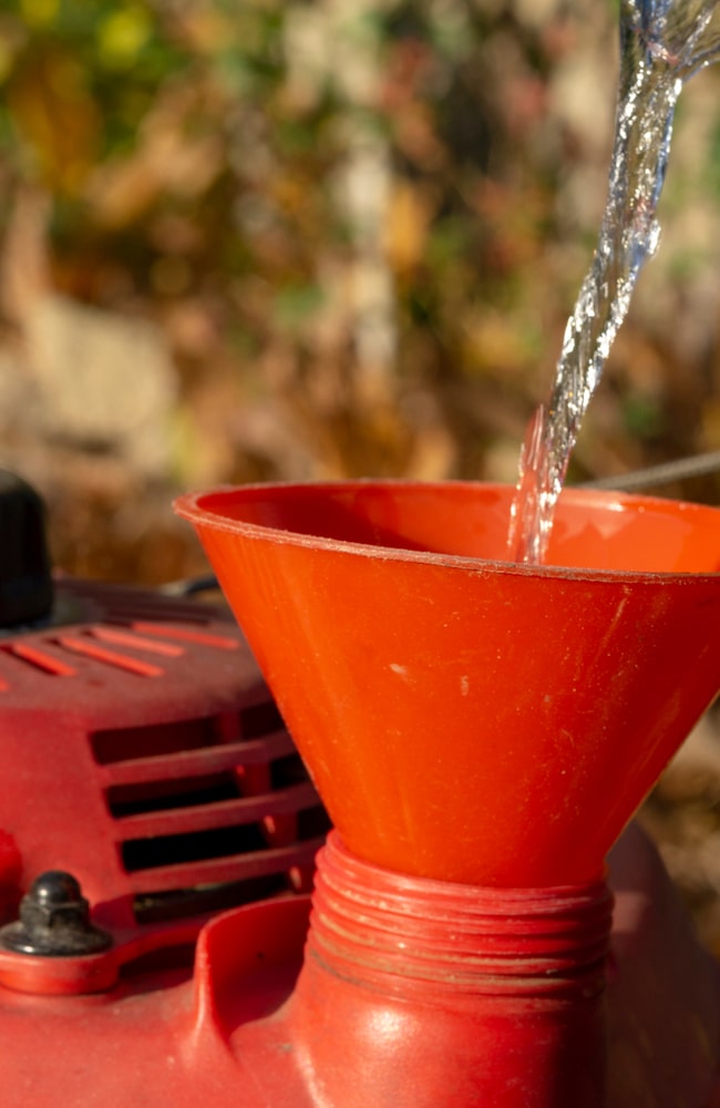 Change oil Make sure there is sufficient oil and your lawn mower is well maintained